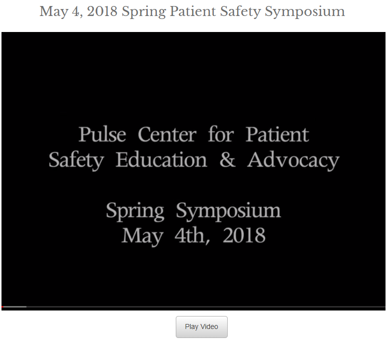 Pulse Center for Patient Safety Education & Advocacy